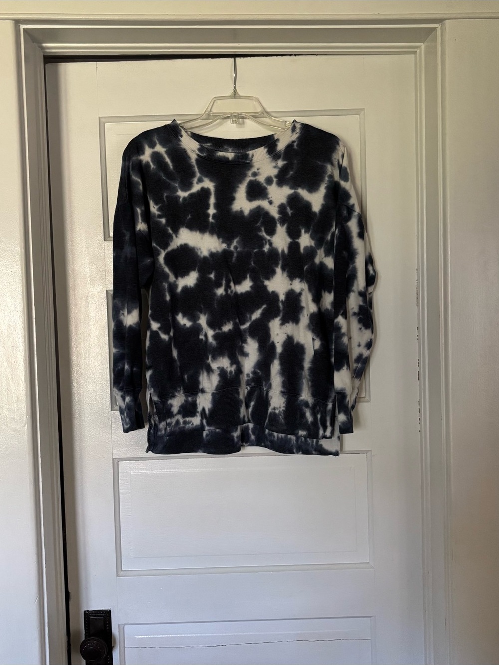 Bobbie Brooks Blue and White Tie-Dye Sweatshirt